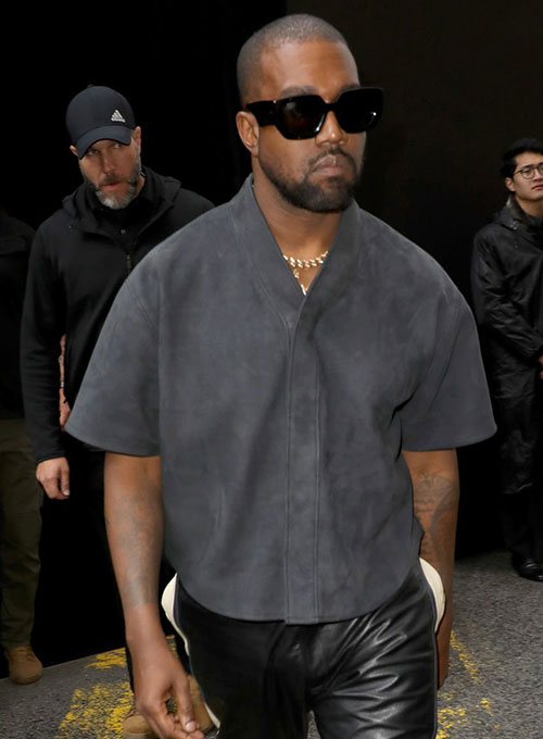 Kanye West Leather Shirt