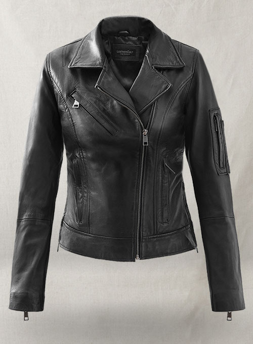 Karen Gillan Leather Jacket