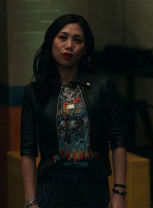 Liza Lapira The Equalizer Leather Jacket