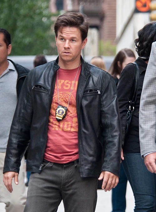 Mark Wahlberg The Other Guys Leather Jacket