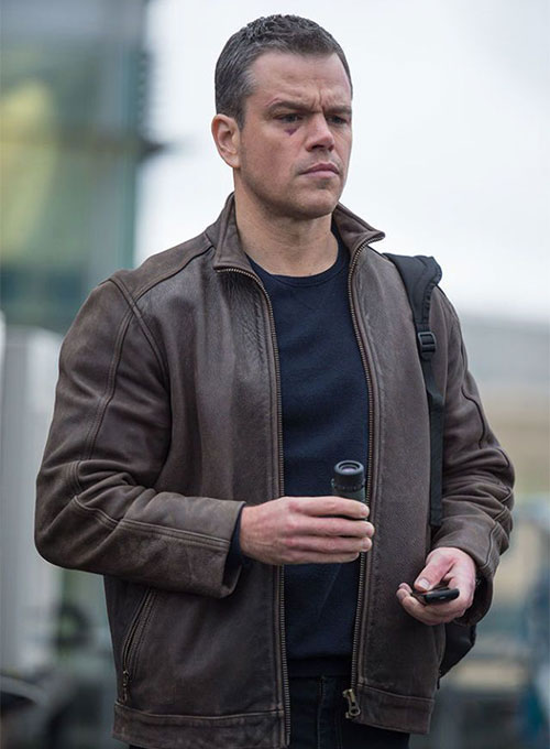 Matt Damon Jason Bourne Leather Jacket