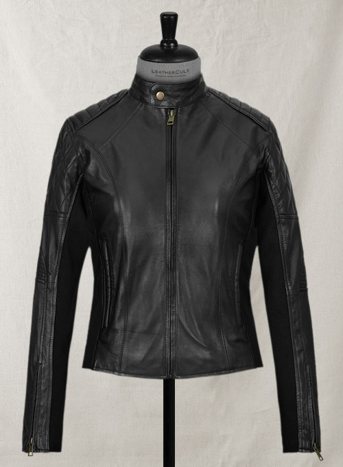 Modern Stretch Leather Jacket