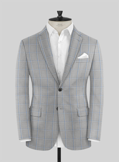 Napolean Aria Light Gray Wool Jacket