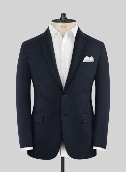 Napolean Dark Blue Wool Jacket