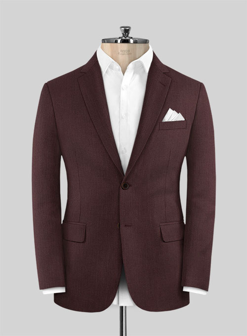 Napolean Wine Wool Jacket