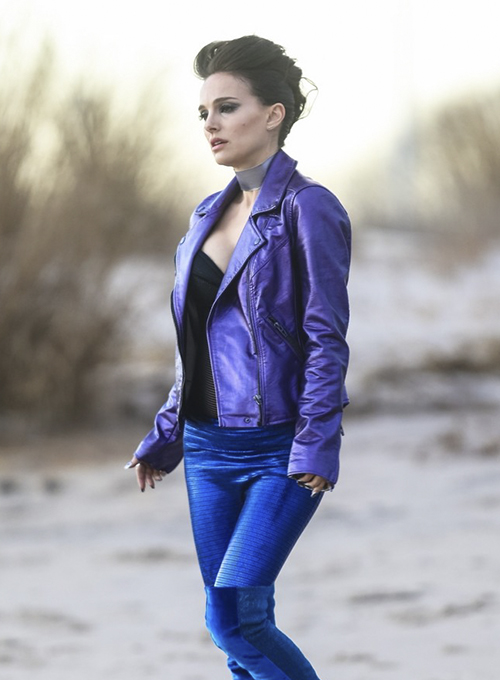 natalie portman leather jacket