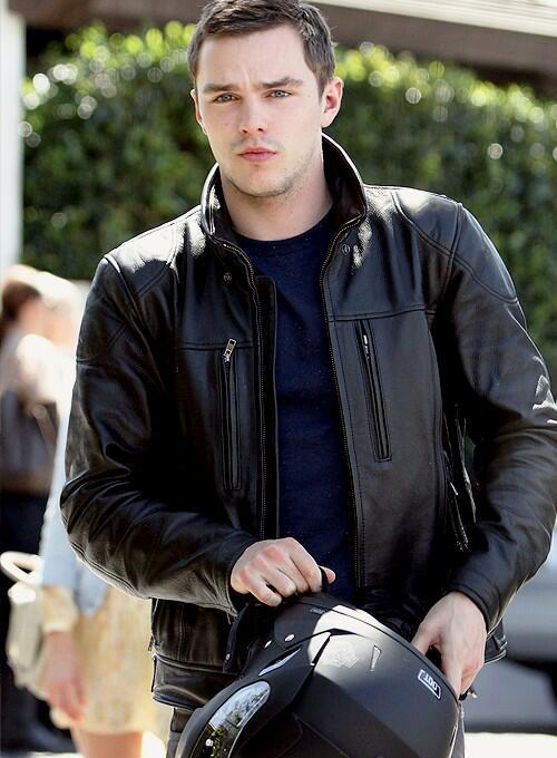 Nicholas Hoult Leather Jacket