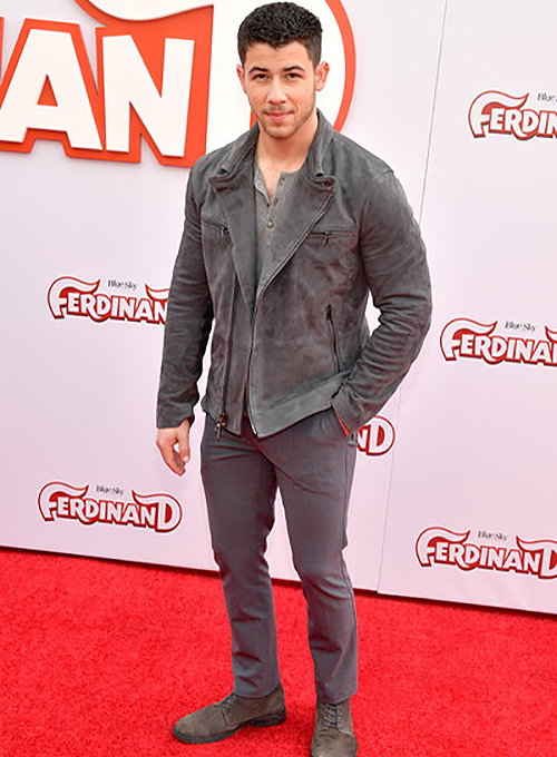 Nick Jonas Leather Jacket #2