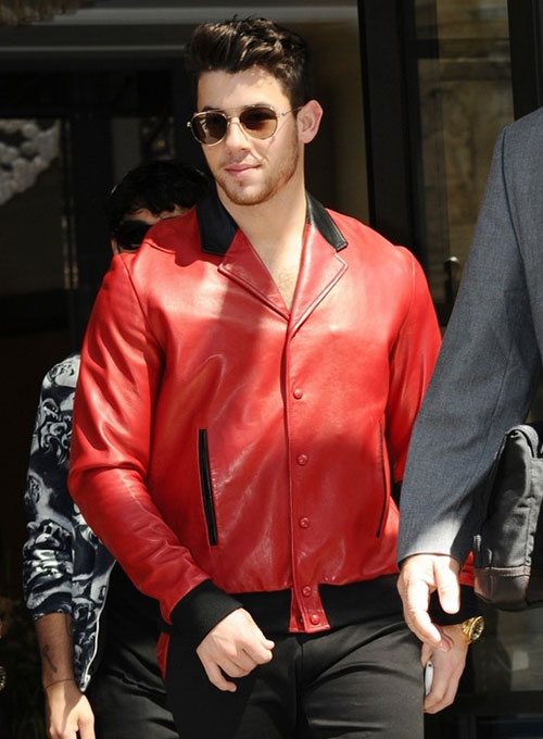 Nick Jonas Leather Jacket