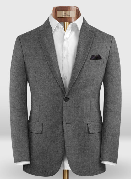 Reda Cashmere Mid Gray Wool Jacket