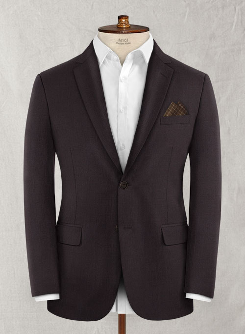 Reda Dark Wine Wool Jacket