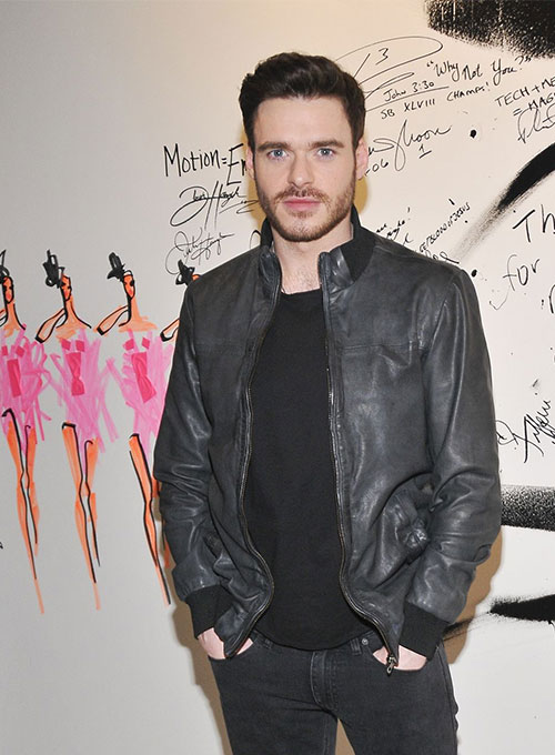 Richard Madden Leather jacket #2