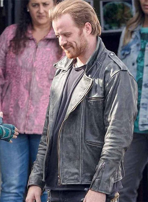 Robert Kazinsky Captain Marvel Leather Jacket