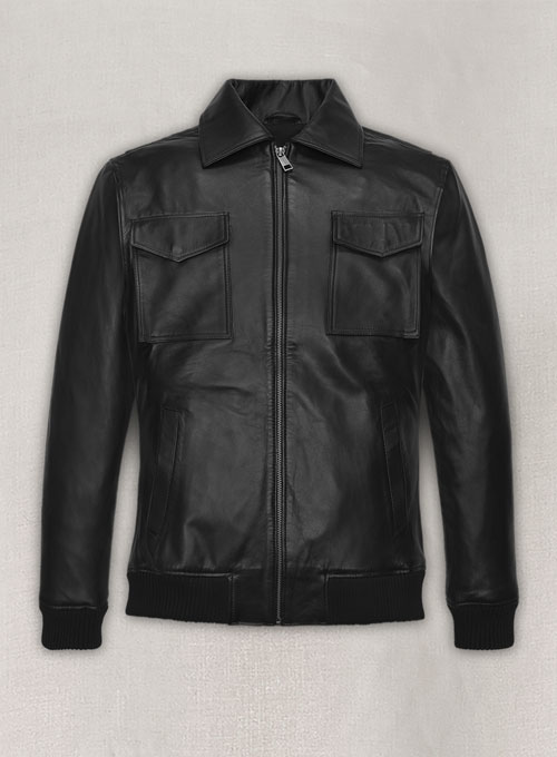 Robert Pattinson 2020 Paris Fashion Show Leather Jacket