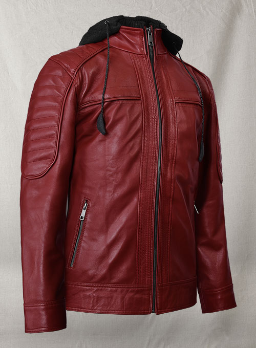 Rodeo Hooded Leather Jacket