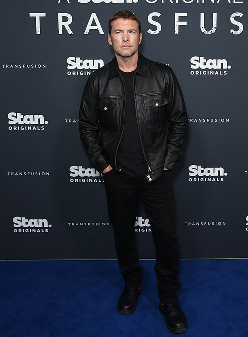 Sam Worthington Leather Jacket # 2