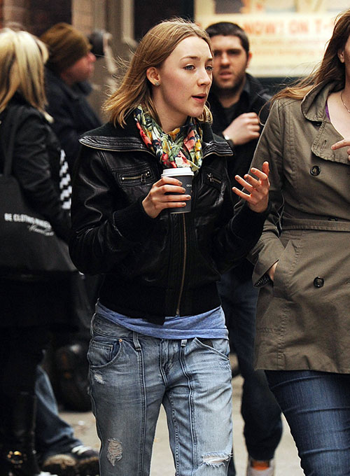 Saoirse Ronan Leather Jacket