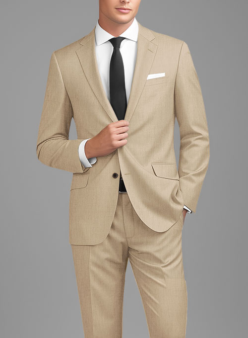 Scabal Beige Wool Jacket