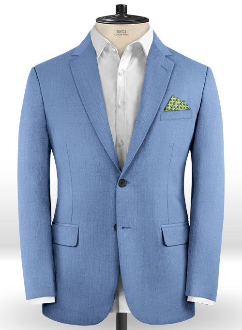 Scabal Metro Blue Wool Jacket : Made To Measure Custom Jeans For Men ...