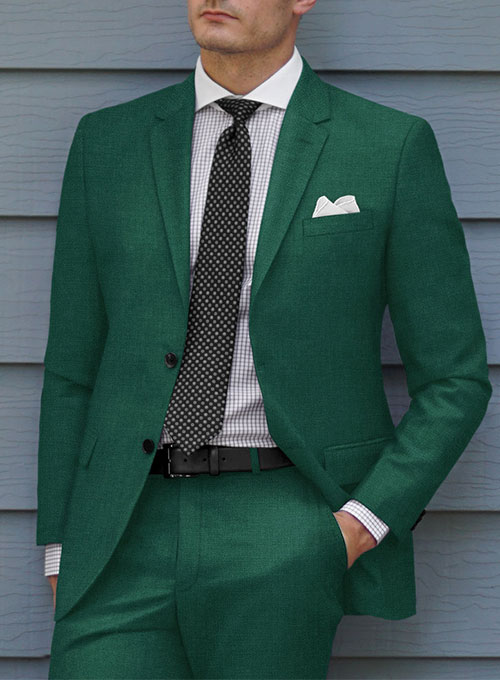 Scabal Oslo Green Wool Jacket