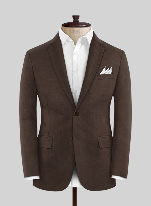 Scabal Brown Wool Jacket