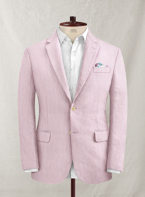 Solbiati Pink Seersucker Jacket