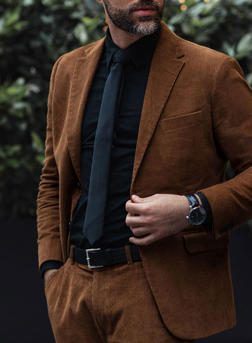 Spring Brown Corduroy Jacket