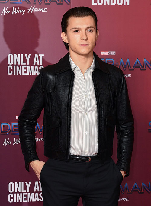 Tom Holland Leather Jacket #2