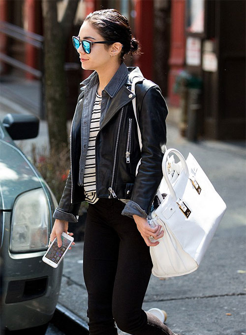 Vanessa Hudgens Leather Jacket #2