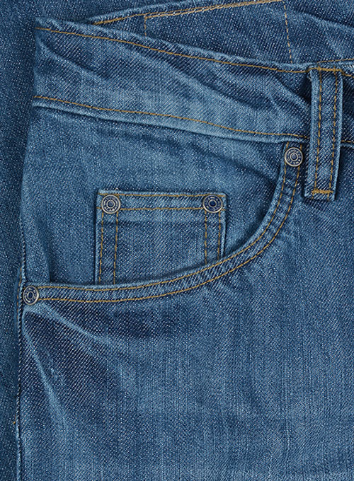 Barbarian Blue Stone Wash Whisker Jeans : Made To Measure Custom Jeans ...