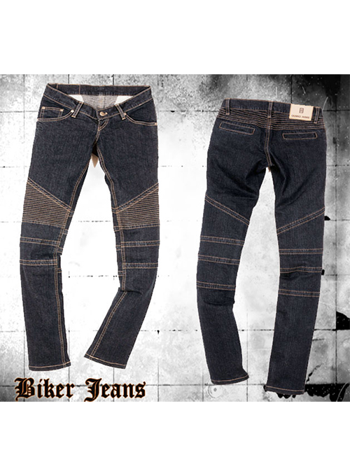 biker denim jeans