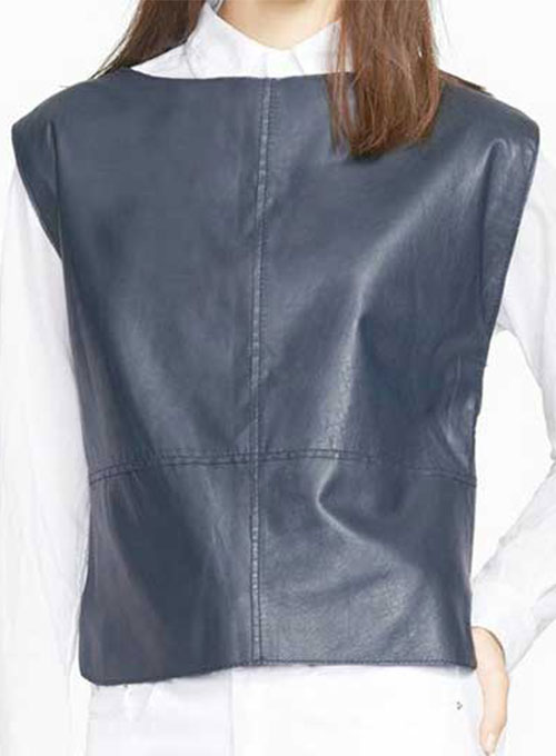 leather top long sleeve