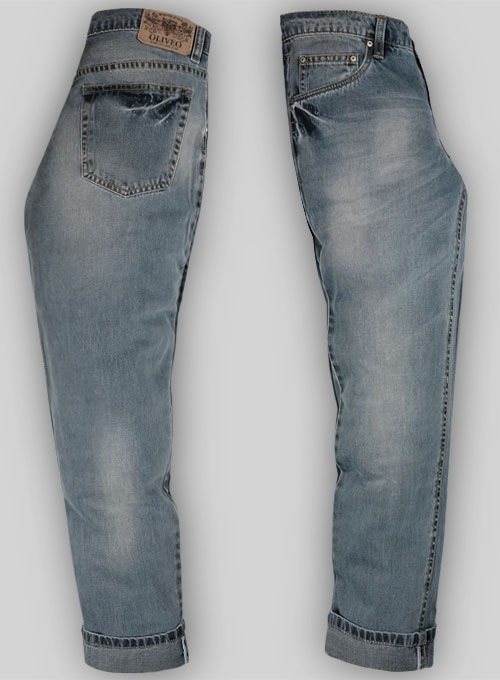 Blue Engine Jeans - Ice Wash