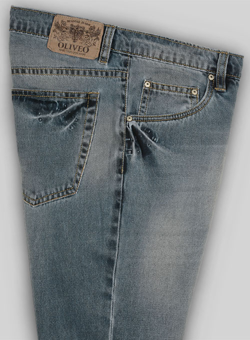 Blue Engine Jeans - Ice Wash