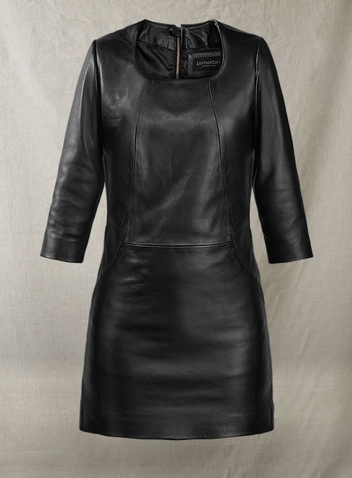 Cacoon Leather Dress - # 757