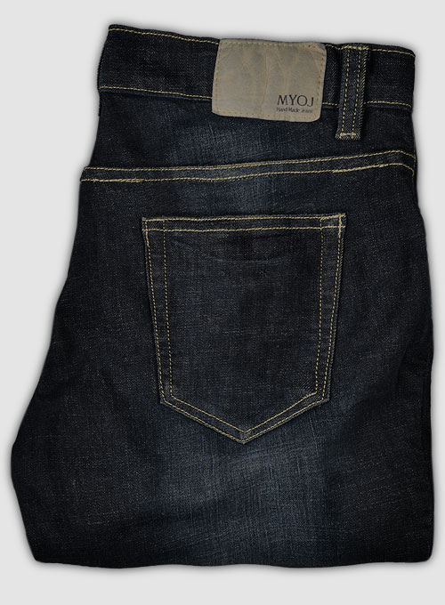 Chicago Blue Hard Wash Whisker Stretch Jeans