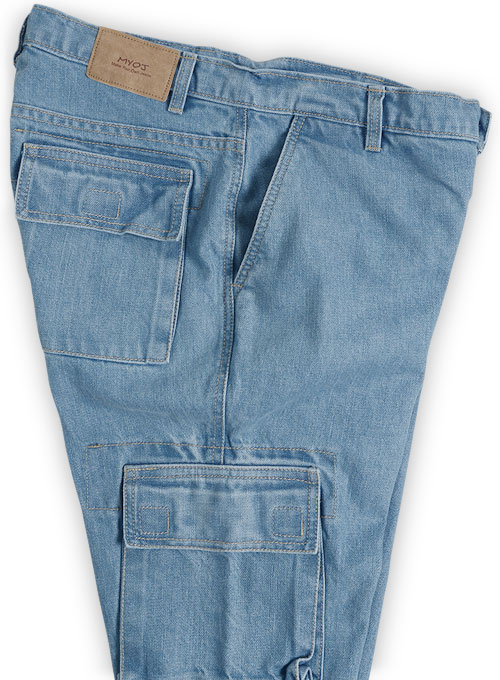 mens jeans with cargo pockets