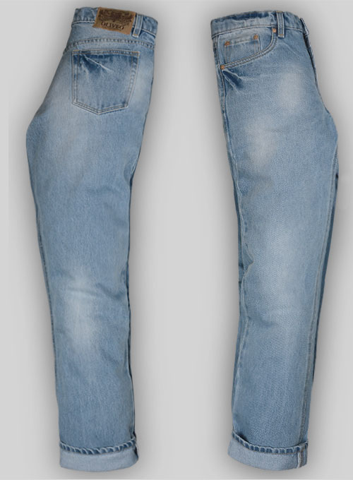 Classic Heavy Blue Jeans - Ice Wash