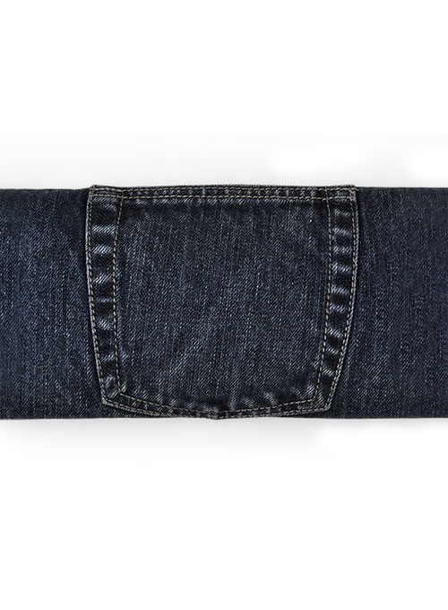 Deadly Dark Blue  Jeans - Blast Wash