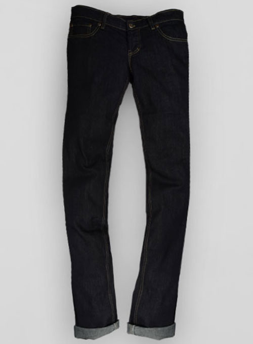 Deep Indigo Hard Washed Denim Jeans - Look #249