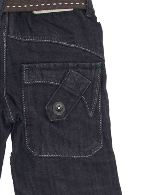 jeans with button back pockets