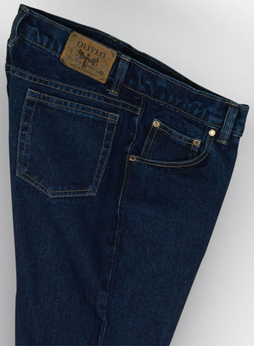 Dark Blue 14.5oz Heavy Denim Jeans - Hard Wash : MakeYourOwnJeans ...