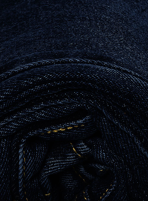 Dark Blue 14.5oz Heavy Denim Jeans - Hard Wash