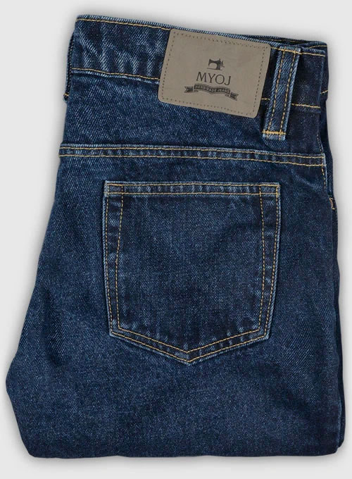 Dark Blue 14.5oz Heavy Denim Jeans