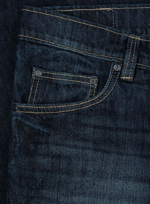 Eddie Blue Hard Wash Whisker Jeans