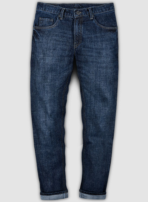 indigo wash macrame lace up baggy jeans