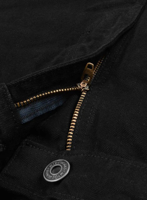 Jet Black Overdyed Pants - 12oz Ring Denim