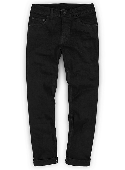 Jet Black Overdyed Jeans - 12oz Ring Denim - Look # 122 ...