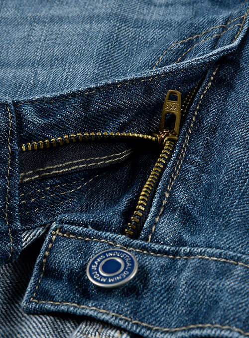 Jones Blue Stone Wash Whisker Jeans