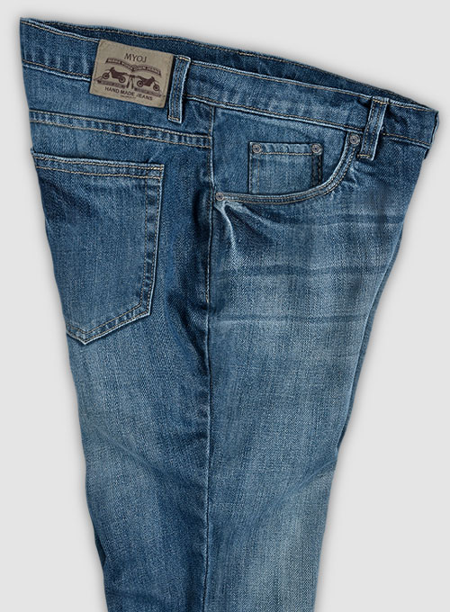 Jones Blue Stone Wash Whisker Jeans